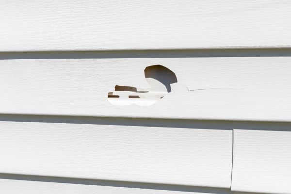 Cost of White Vinyl Siding Repair in Novato